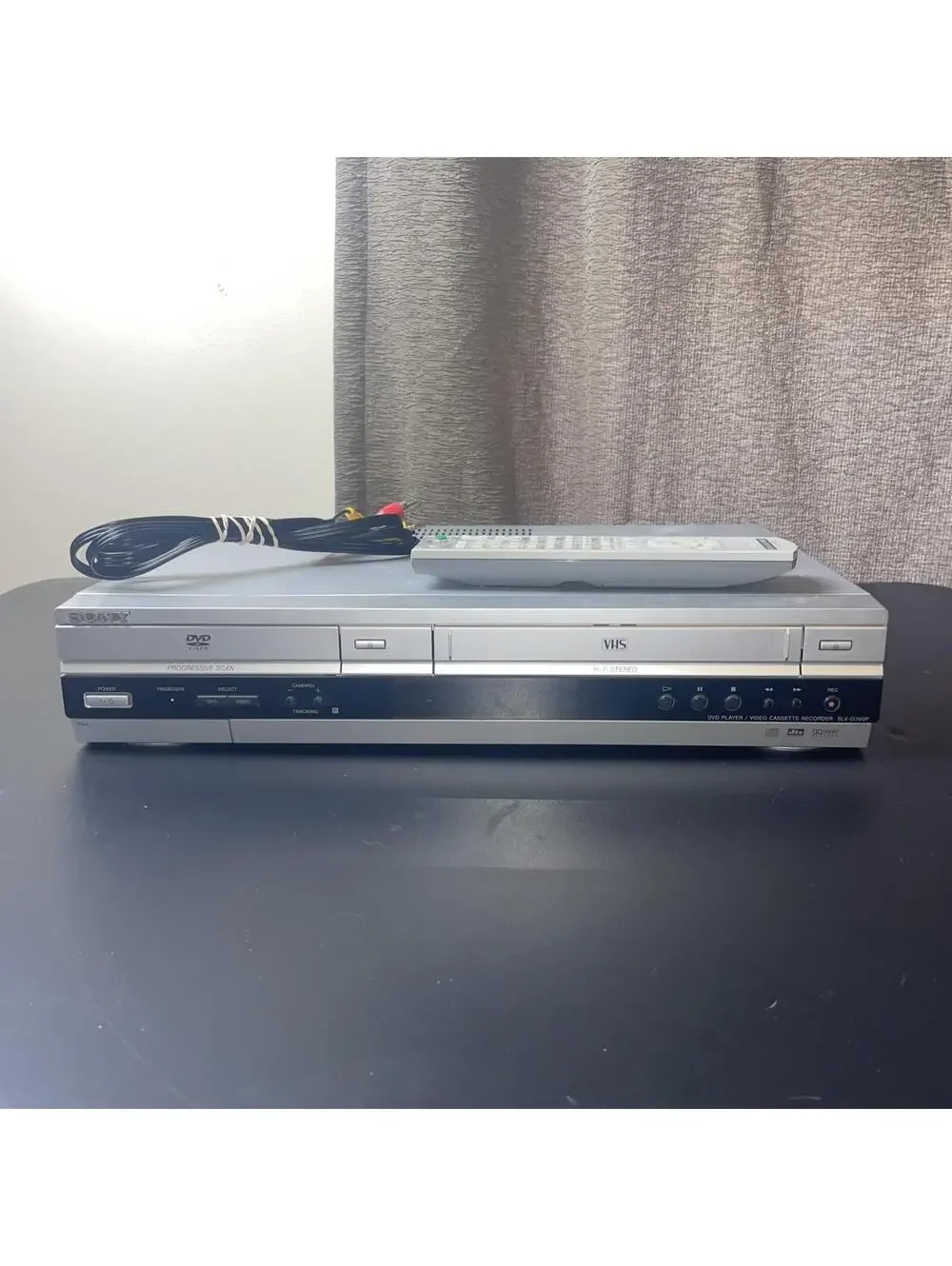 Sony SLV D360P DVD VHS Combo Player Recorder works SEE VIDEO hi-fi stereo